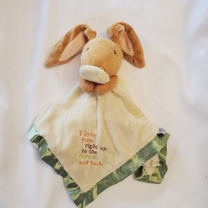 Guess How Much‎ I Love You Bunny Lovey To the Moon & Back Baby Security Blanket